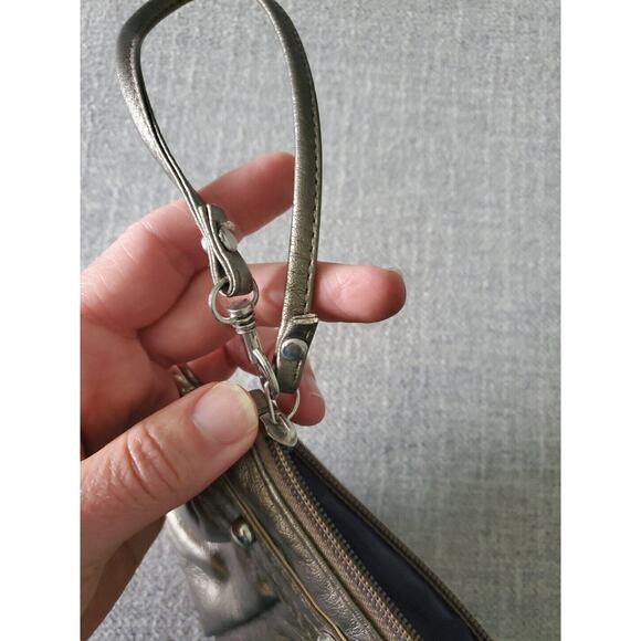 Brighton Wristlet Wallet Coint Purse - Metallic Bronze/Light Gold Color Leather - Picture 4 of 7